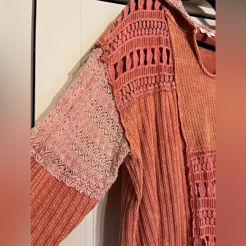 Oli & Hali Pink Patchwork Tunic - Picture 2 of 5